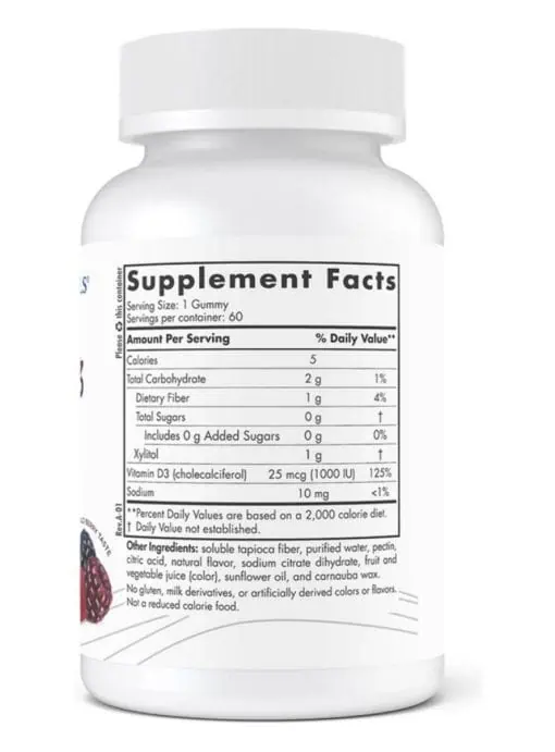 Zero Sugar Vitamin D3 Gummies - Image 2