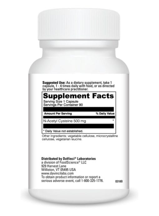 N-Acetyl Cysteine 500mg - Image 3