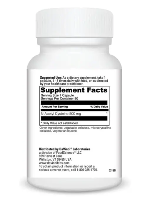N-Acetyl Cysteine 500mg - Image 3