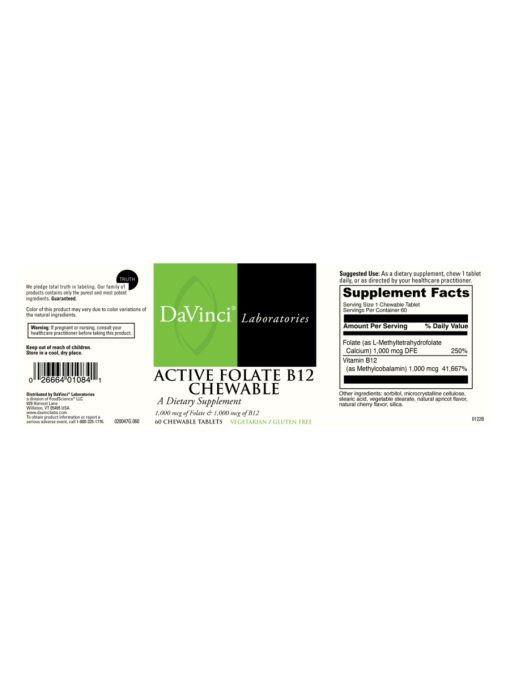 Active Folate B12 Chewable - Image 2