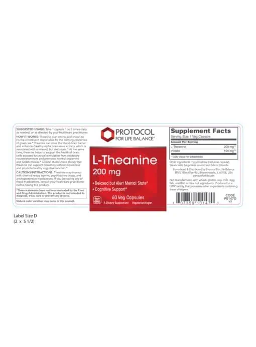 L-Theanine 200mg - Image 2