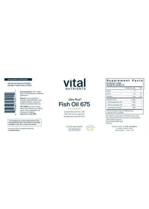 Alternative view of Ultra Pure® Fish Oil 675 High Omega-3 DHA