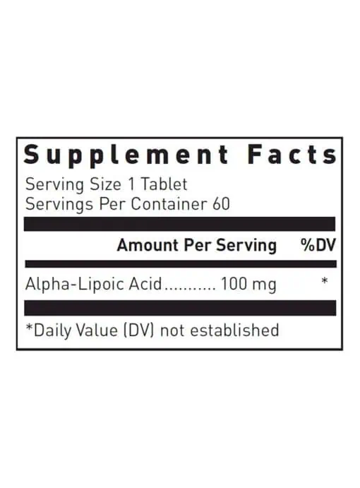 Alpha-Lipoic Acid (100mg) - Image 3