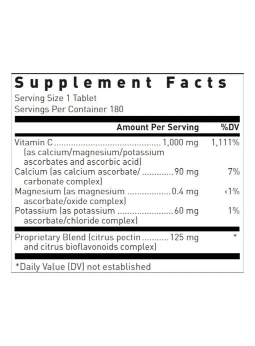 Ascorbplex 1000 [Buffered] - Image 3