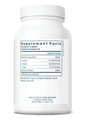 Alternative view of Pancreatin & Ox Bile Extract