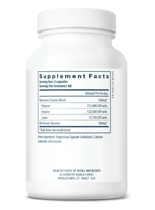 Pancreatin & Ox Bile Extract - Image 2