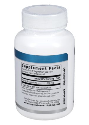 Alternative view of Acetyl L-Carnitine 500mg