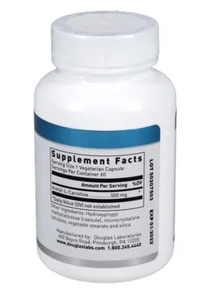 Alternative view of Acetyl L-Carnitine 500mg