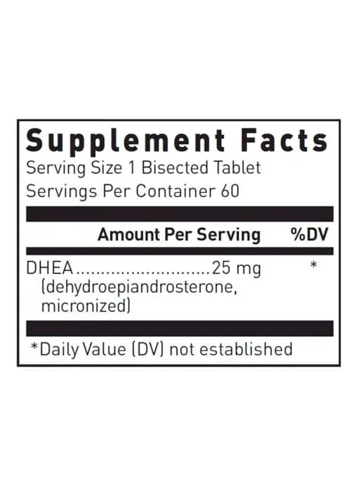 DHEA 25mg (Dissolvable Tablet) - Image 3