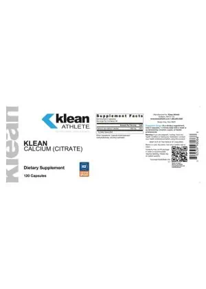 Alternative view of Klean Calcium Citrate