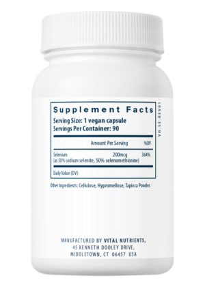 Alternative view of Selenium 200mcg