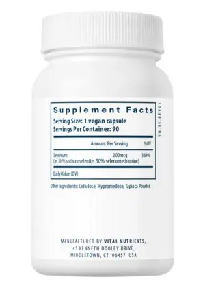 Alternative view of Selenium 200mcg