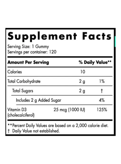Vitamin D3 Gummies Sport - Image 3