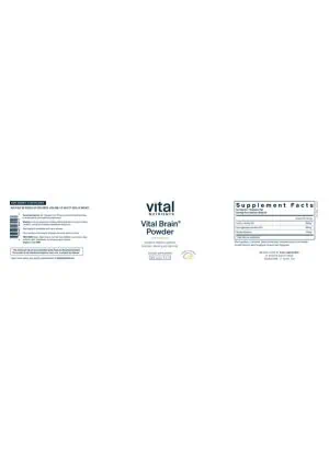 Alternative view of Vital Brain® Powder with GPC, ALC, and PS, Lemon Flavor
