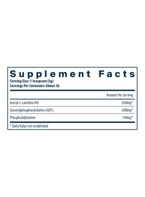 Vital Brain® Powder with GPC, ALC, and PS, Lemon Flavor - Image 3