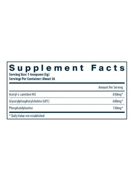 Vital Brain® Powder with GPC, ALC, and PS, Lemon Flavor - Image 3