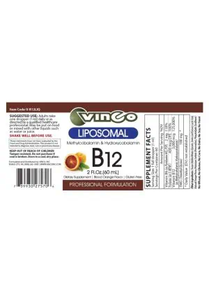 Alternative view of B12 Liposomal