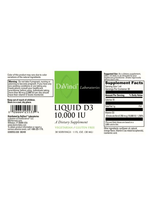 Liquid D3 10,000 IU - Image 2