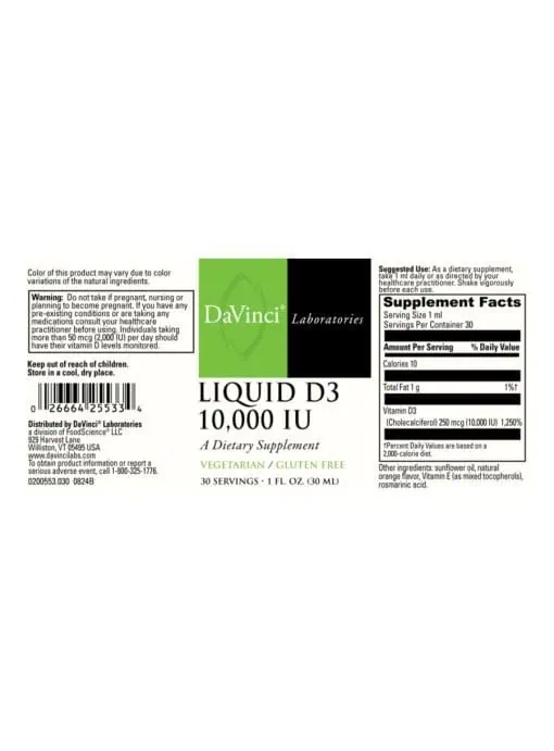 Liquid D3 10,000 IU - Image 2