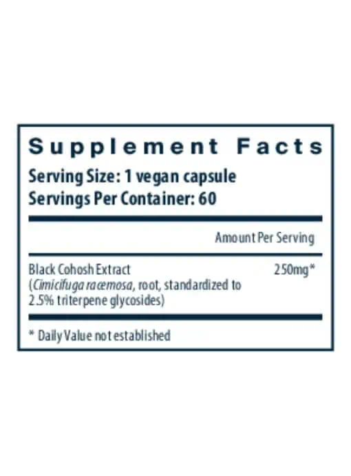 Black Cohosh 2.5% 250mg - Image 3