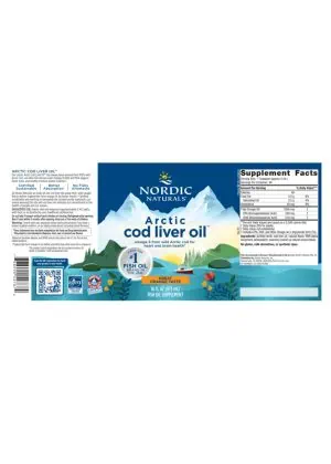 Alternative view of Arctic Cod Liver Oil™, Orange Flavor