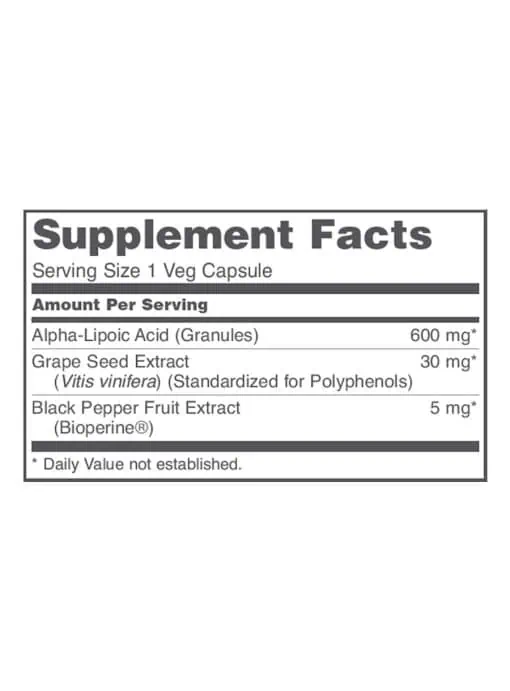 Alpha Lipoic Acid 600mg - Image 3