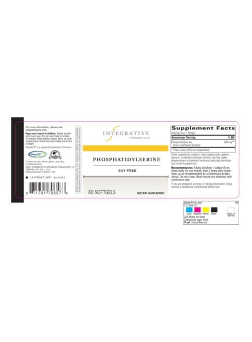Phosphatidylserine 100mg (soy-free) - Image 2
