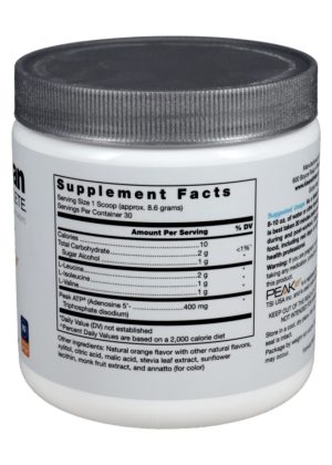 Alternative view of Klean BCAA + PEAK ATP