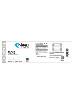 Alternative view of Klean Casein Protein - Natural Vanilla Custard Flavor