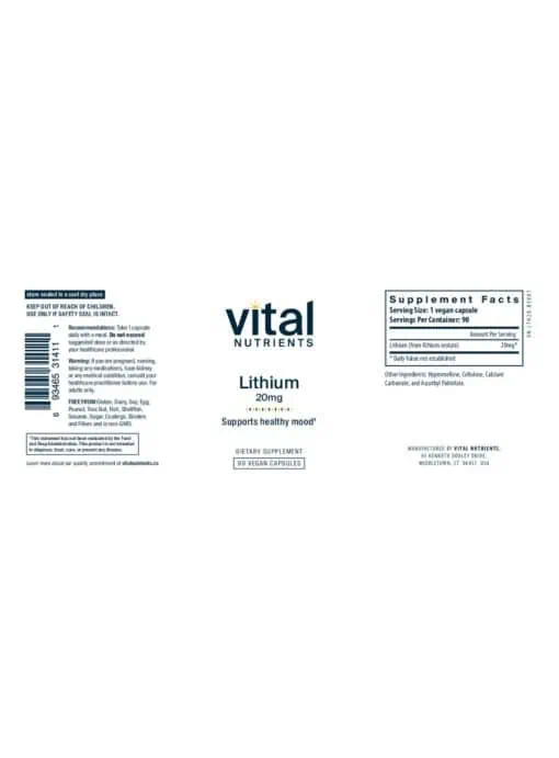 Lithium (orotate) 20mg - Image 2