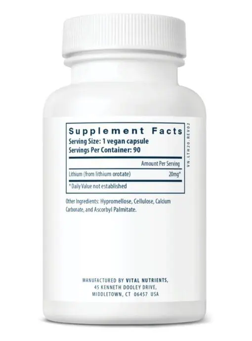 Lithium (orotate) 20mg - Image 3