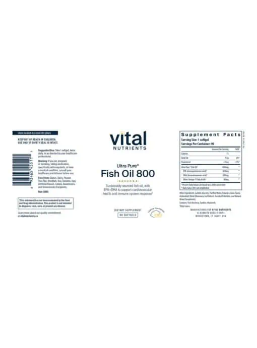 Ultra Pure® Fish Oil 800 - Image 2