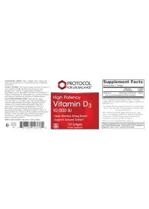 Alternative view of Vitamin D3 10,000IU