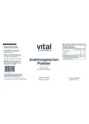 Alternative view of Arabinogalactan Powder