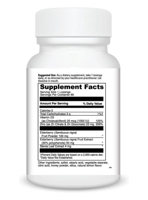 Zinc Lozenge + Elderberry Chewable - Image 3