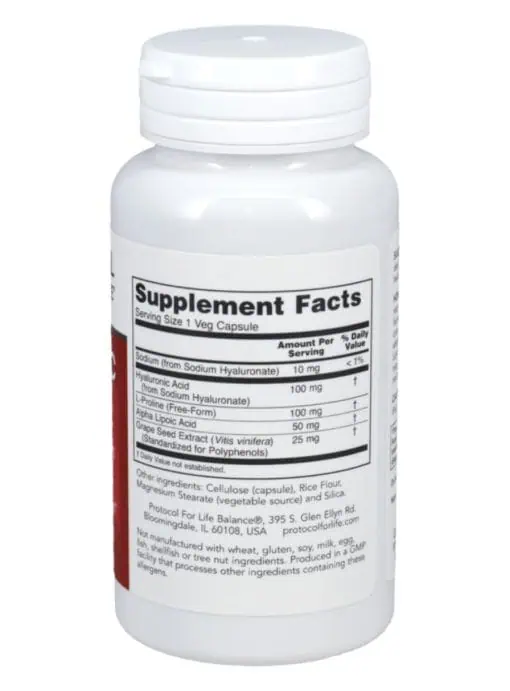 Hyaluronic Acid 100mg with Co-factors - Image 2