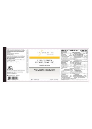 Alternative view of NutriVitamin Enzyme Complex w/o Iron