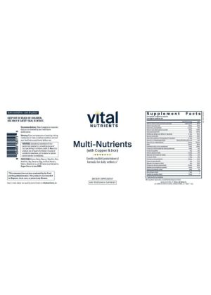 Alternative view of Multi-Nutrients 4 Citrate/Malate Formula (with Copper & Iron)