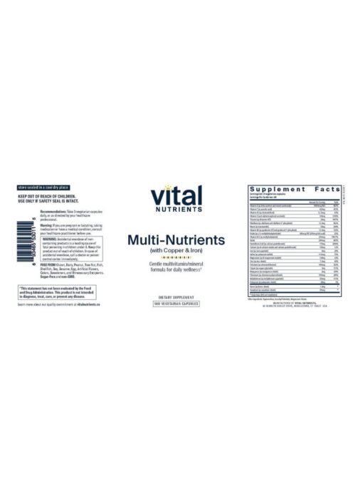 Multi-Nutrients 4 Citrate/Malate Formula (with Copper & Iron) - Image 2