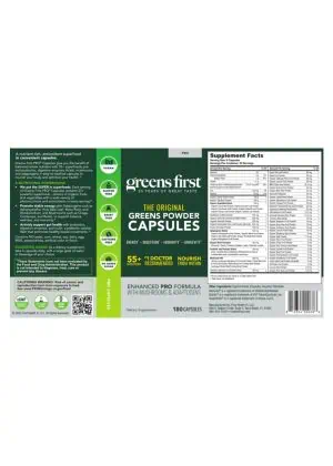 Alternative view of Greens First PRO (Capsules) 180c