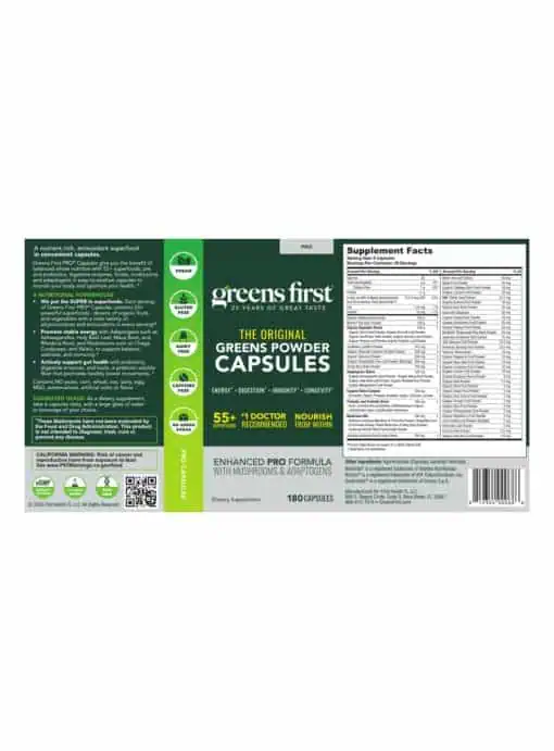 Greens First PRO (Capsules) 180c - Image 2