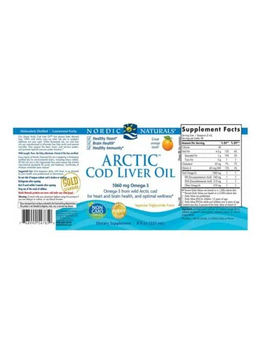 Arctic Cod Liver Oil Orange - Image 2