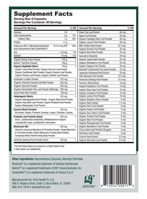 Greens First PRO (Capsules) 180c - Image 3