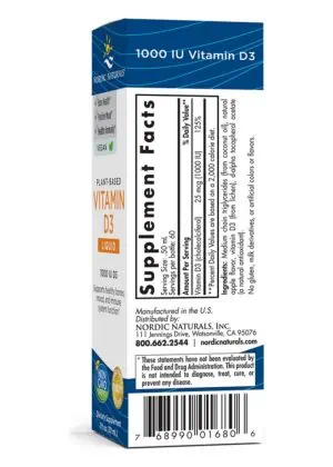 Alternative view of Plant-Based Vitamin D3 Liquid