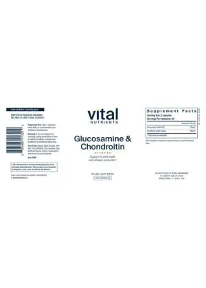 Alternative view of Glucosamine and Chondroitin Sulfate