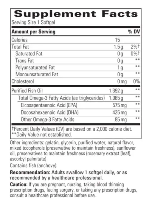Pure Omega Ultra HP Softgels - Image 3