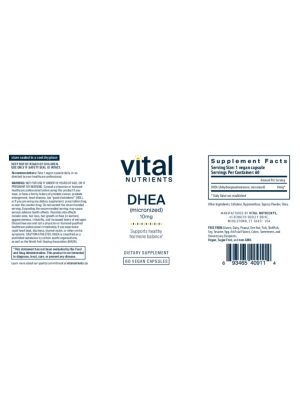 Alternative view of DHEA (micronized) 10mg