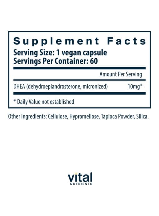 DHEA (micronized) 10mg - Image 3