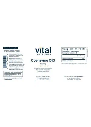 Alternative view of Coenzyme Q10 100mg