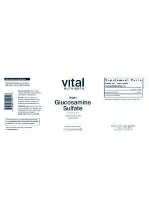 Alternative view of Vegan Glucosamine Sulfate